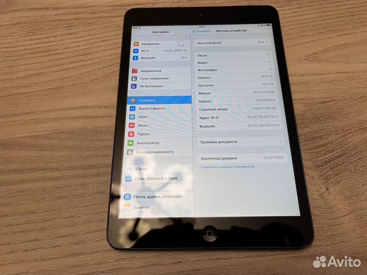 iPad mini 1 64gb wifi + sim