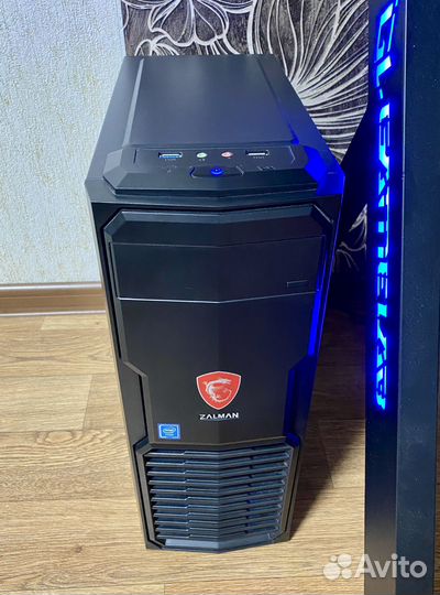 Игровой компьютер intel i3-6100/8Gb/GTX1050Ti