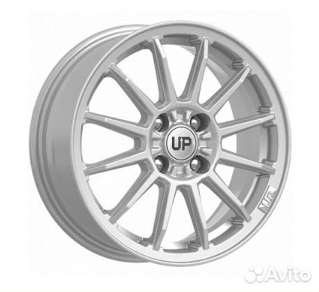 R15 4x100 6J ET36 D60,1 Wheels UP Up102 Silver Cla