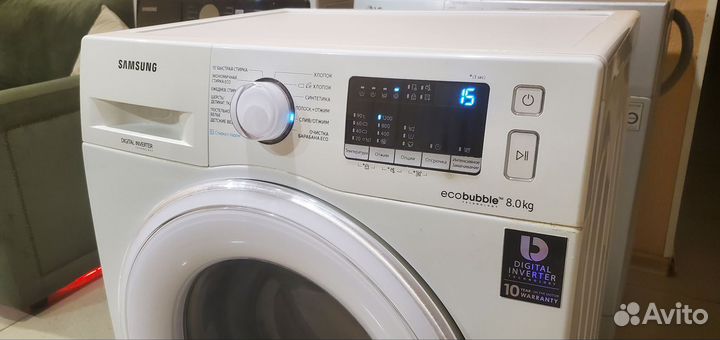 Стиральная машина samsung 8 кг digital inverter