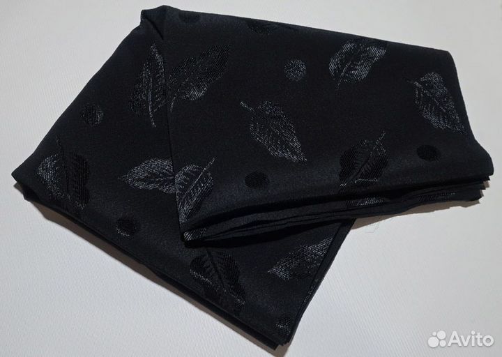 Чёрные ткани, разные. Отрезы из запасов