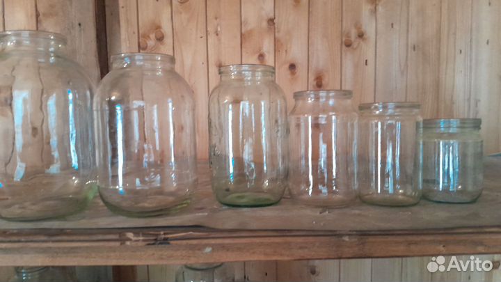 Стеклянная банки 3л,1л