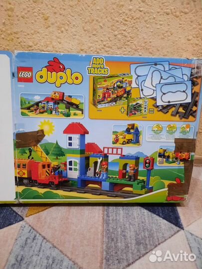 Lego duplo железная дорога 10508