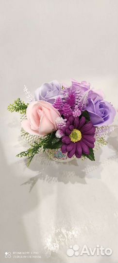 Букет розы герберы