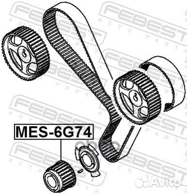 Шестерня коленвала mitsubishi pajero 91- MES-6G74