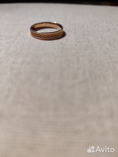 Кольцо с алмазной гранью