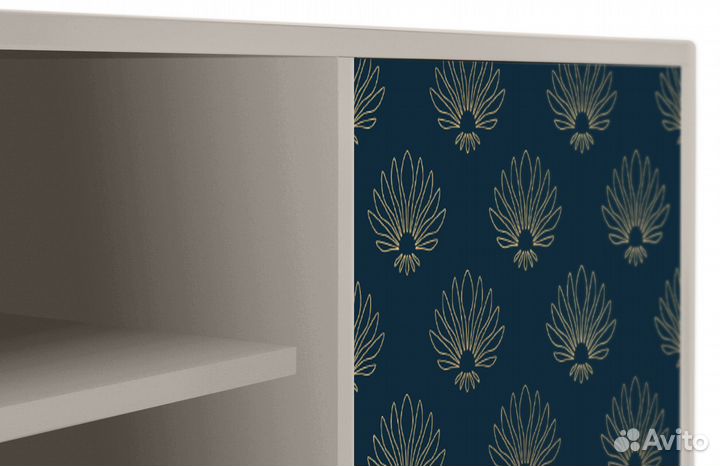 Тв-тумба T2 - Сатин - Blue Lotus