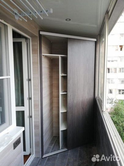Шкаф на балкон под заказ Любые размеры