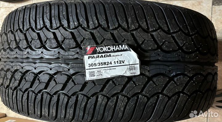 Yokohama Parada Spec-X PA02 305/35 R24 и 285/40 R24