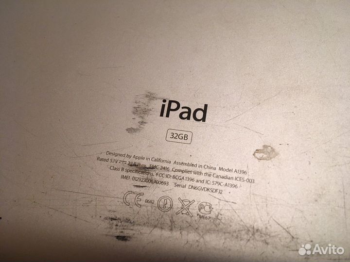 Планшет iPad 2 на запчасти
