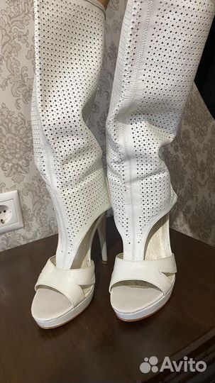 Сапоги женские натуральная кожа 36