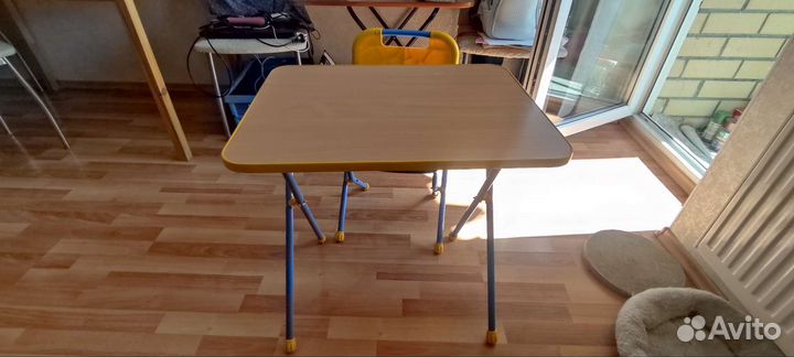 Комплект стол складной с стулом