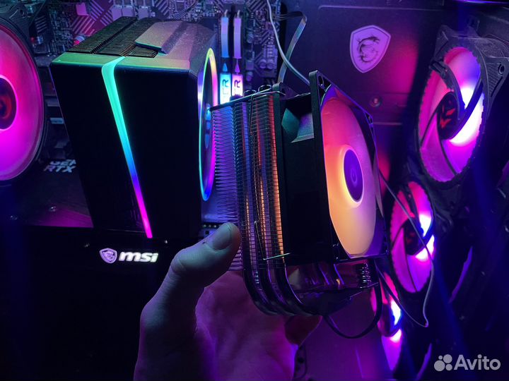 Башенный кулер ID-cooling на 3 теповые трубки