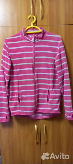 Кофты флисовые на девочку 140-146-152