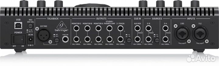 Студийный мониторный контроллер Behringer studio X