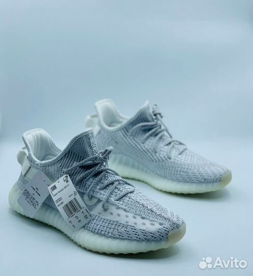 Adidas yeezy boost 350 светло-серые разм. 43