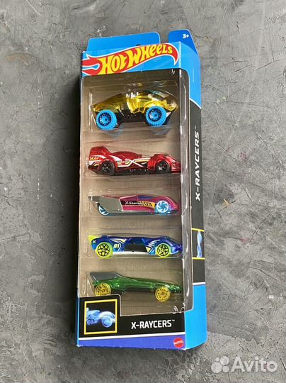 Набор 5 машинок Hot wheels X-Raycers