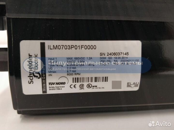 Серводвигатель Schneider Electric ILM0703P01F0000