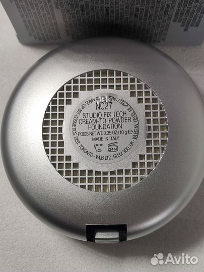 Mac studio fix крем пудра NC27