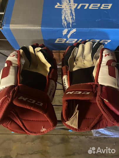 Краги хоккейные ссм