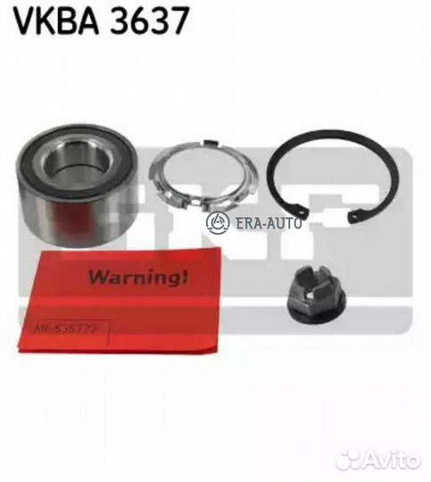 SKF vkba3637 Подшипник пер. ступицы ком/кт