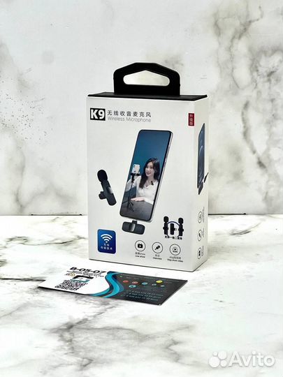 Микрофон петличный беспроводной K-9 оптом