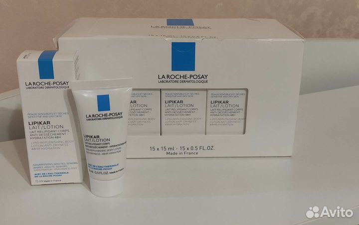 Ля Рош Позе Липикар молочко для лица/тела 15 мл
