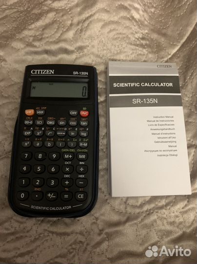 Калькулятор citizen sr-135N