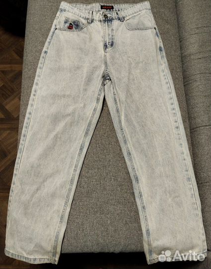 Джинсы Pokaifu серые