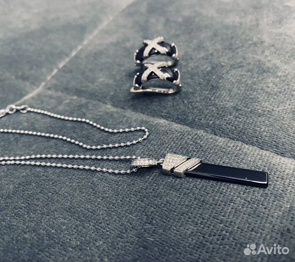 Серьги и подвеска керамика