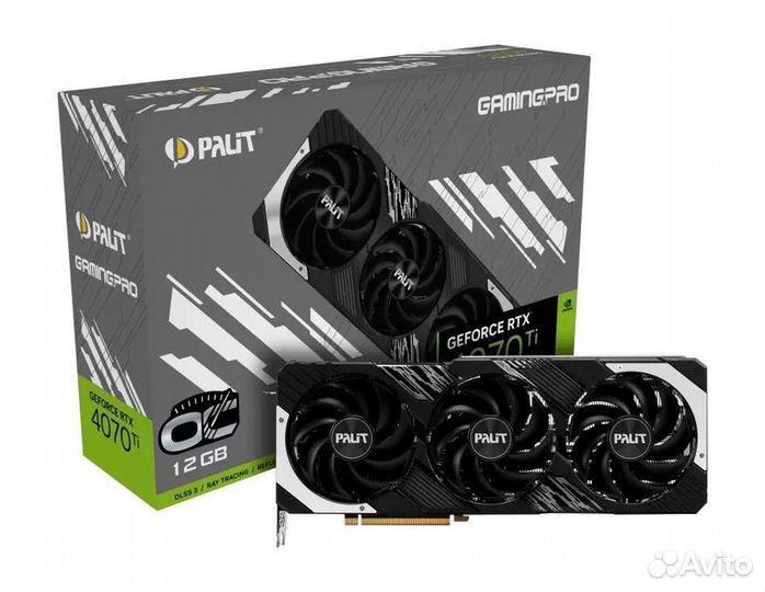 Видеокарта Palit nvidia GeForce RTX 4070 Ti Gaming