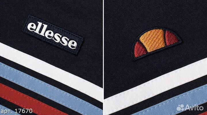 Олимпийка Ellesse (XS, S, L, X) Чёрная