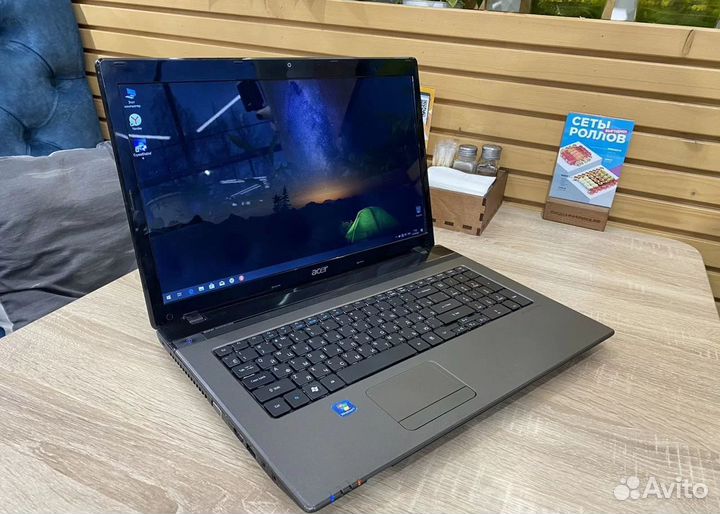 Гигантский Acer 17”/i5/8GB/SSD/Для всех задач