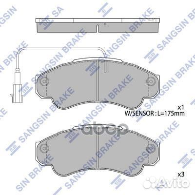 Колодки тормозные fiat ducato 02/citroen jumpe