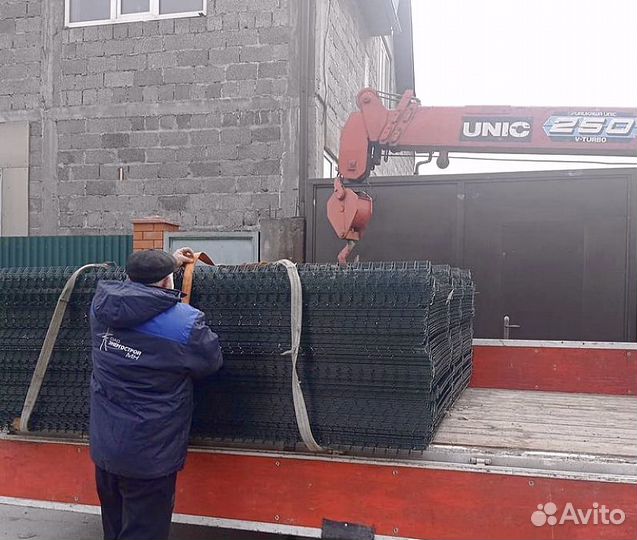 Забор сетка 3д