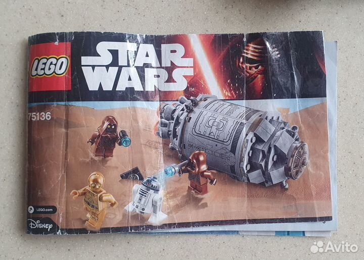 Lego star wars 75136 спасательная капсула дроидов