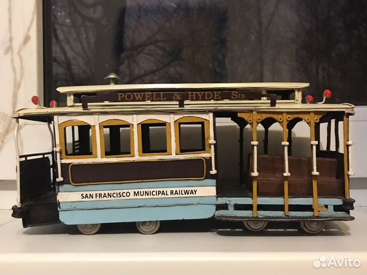 Модель канатного трамвая Сан-Франциско