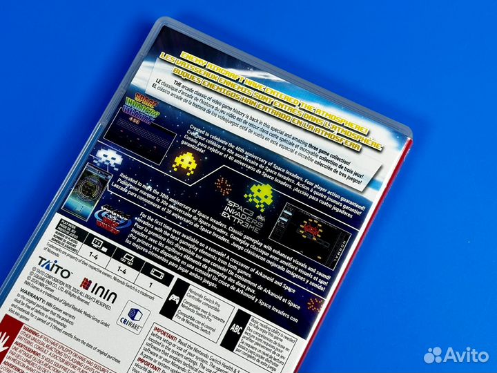 Space Invaders Forever (картридж, Nintendo Switch)