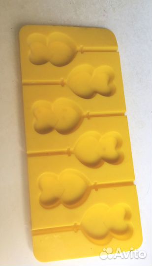 Форма силиконовая для шоколада, мороженого, 3шт