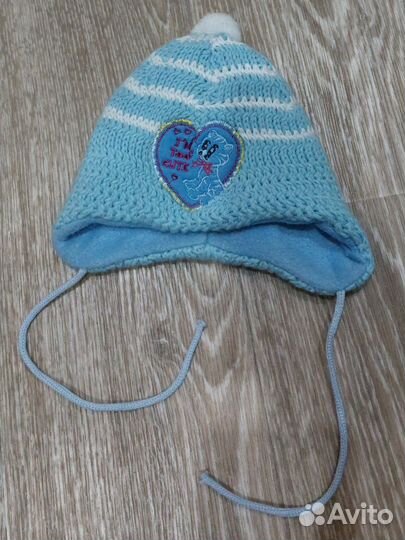 Шапка детская новая на флисе осень
