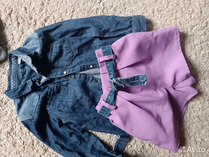 Детские вещи пакетом для девочек 98 104
