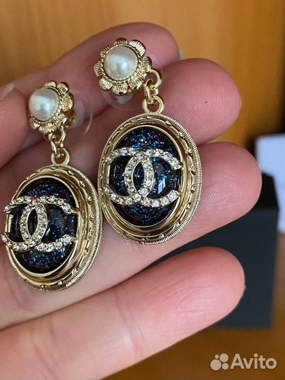 Серьги Chanel оригинал
