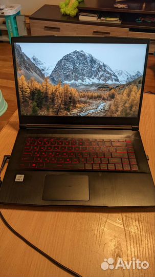 Ноутбук MSI i5 10200/rtx 3060