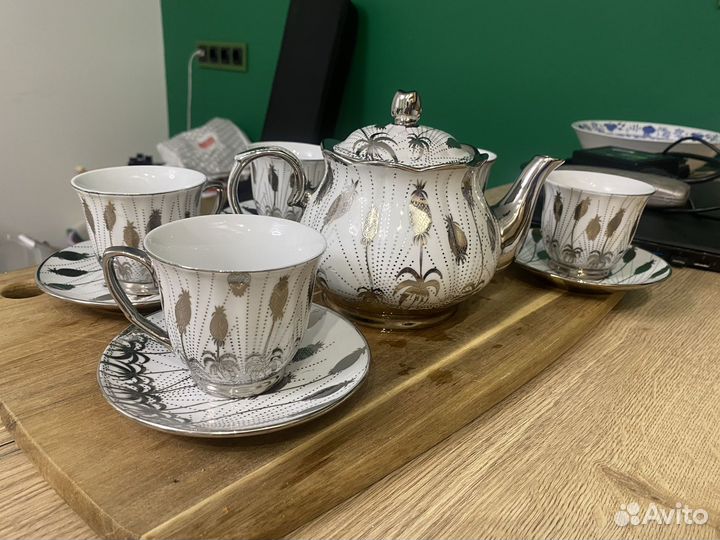 Фарфоровый чайный сервиз Коралл gift series