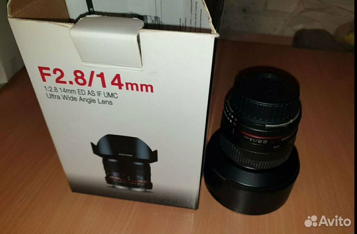 Объектив Samyang 14 f2.8 nikon