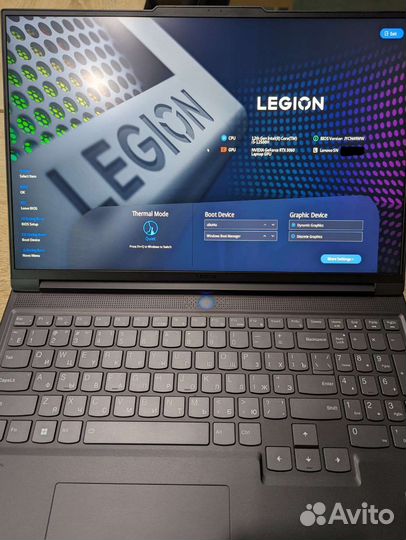Lenovo legion 7 slim gen 7 rtx 3060 ноутбук
