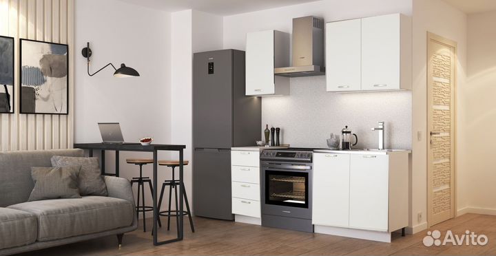 Кухонный гарнитур новый Рокет 1.2м