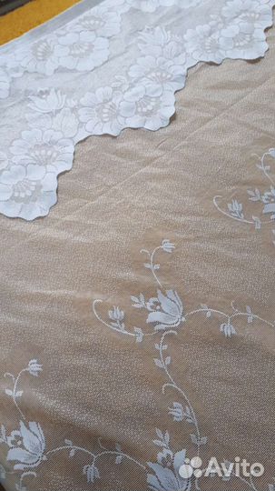 Тюль белая новая