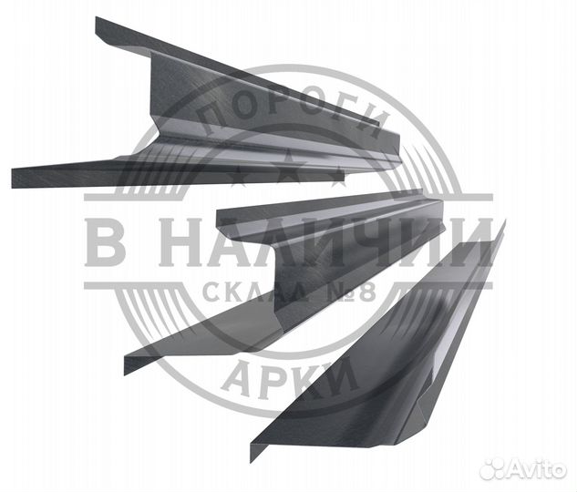 Ремонтный порог правый Dodge Caravan 4