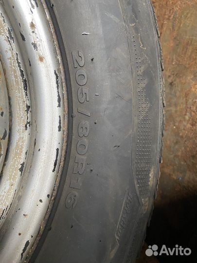 R16 Kumho 822 Power Guard AT 205/80, PCD 6x139.7 DIA 67.1